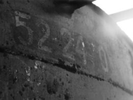 Die alte Reichsbahnummer auf dem Tender der Ty2-642